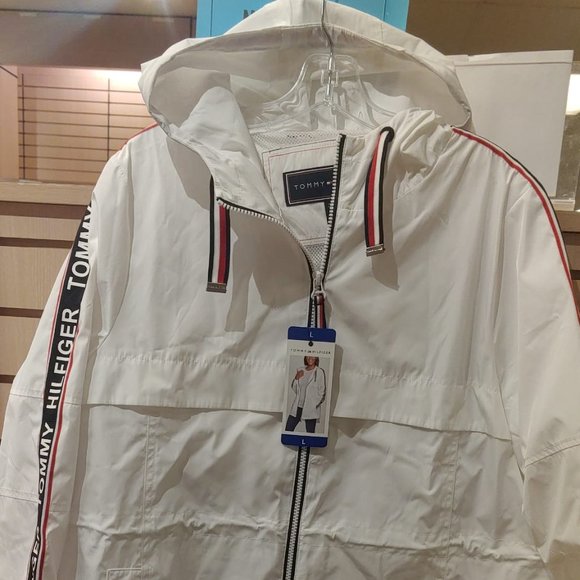 Tommy Hilfiger Ladies Windbreaker Rain Jacket Coat - Picture 8 of 14